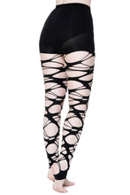 Load image into Gallery viewer, Carved Up Slashed Tights